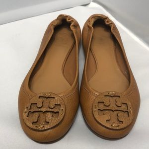 Tory Burch Tan Leather Flats